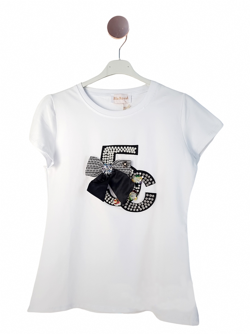 5C T-Shirt - Λευκό