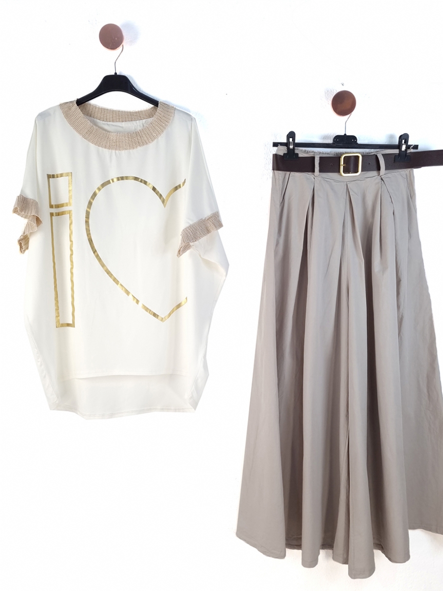 Μπλούζα I love you - Λευκό