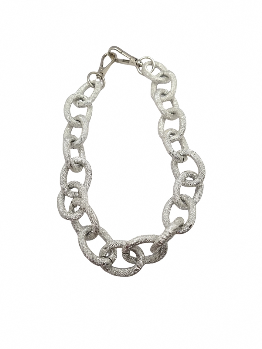 Κολιέ ασημί αλυσίδα - Ασημί