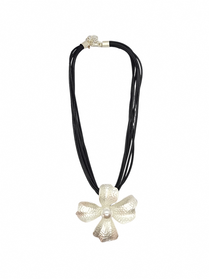 Κολιέ με λουλούδι - Πράσινο