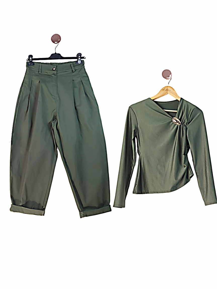 Baggi παντελόνι - Χακί