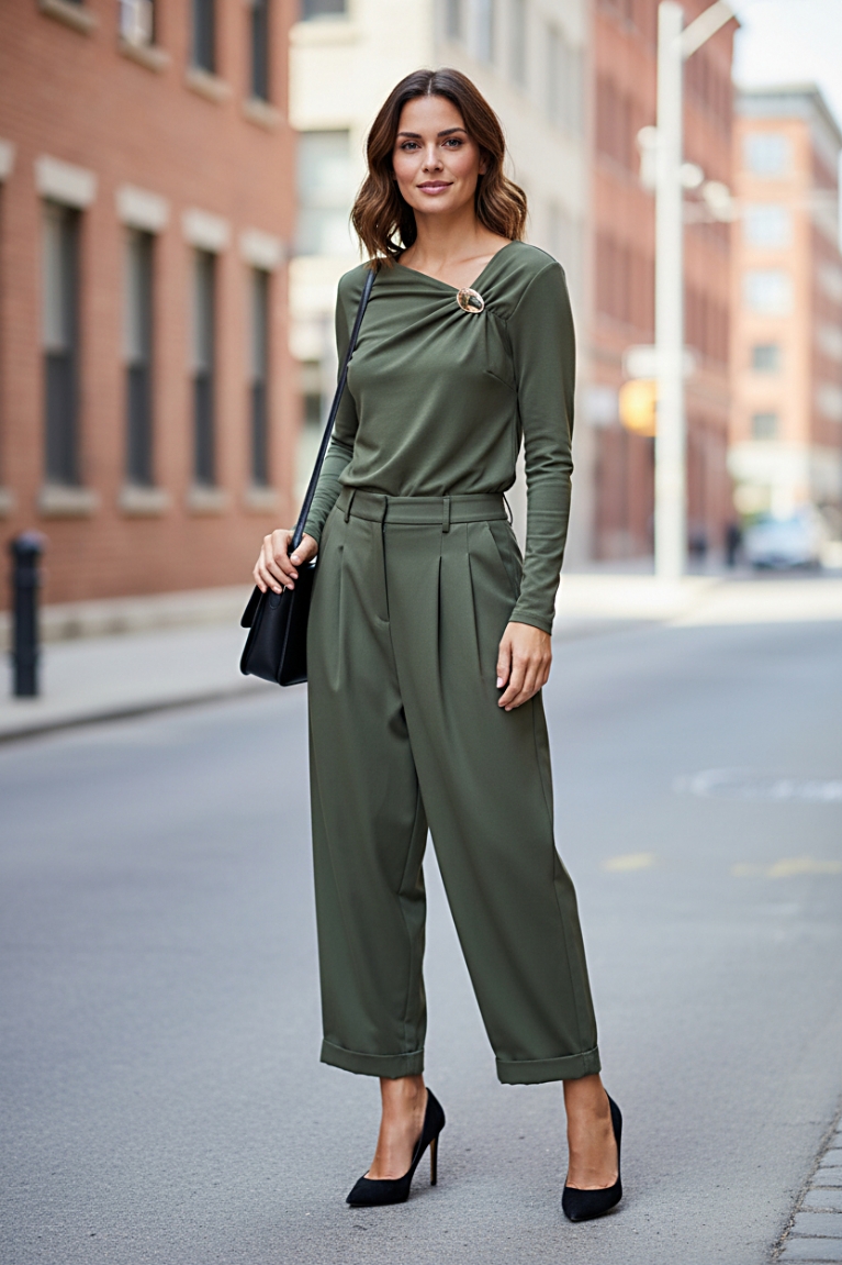 Baggi παντελόνι - Χακί