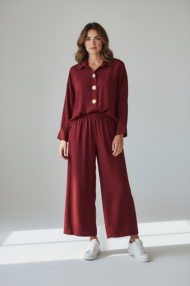 Προϊόν: Σετ με χρυσές καρφίτσες - Μπορντό Σετ με χρυσές καρφίτσες - Μπορντό