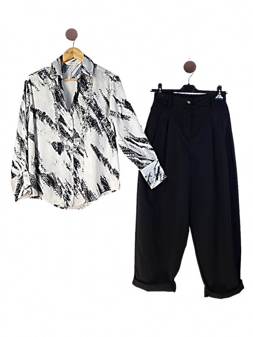 Προϊόν: Πουκάμισο ασπρόμαυρο Πουκάμισο ασπρόμαυρο