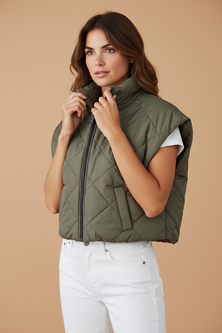 Puffer καπιτονέ - Χακί