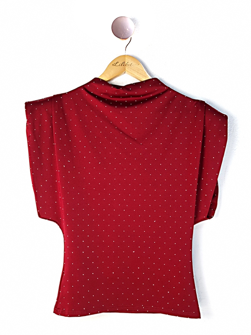 Μπλούζα στρας - Κόκκινο