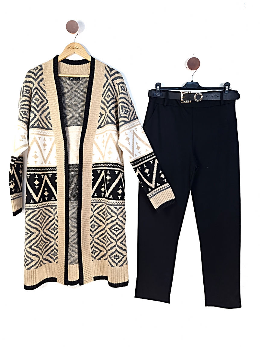 Ζακέτα μακριά oversize - Ταμπά