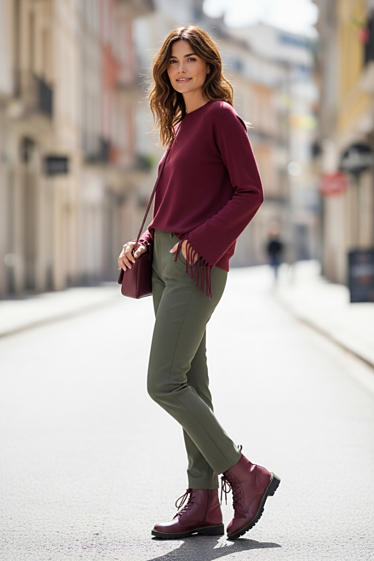 Παντελόνι κολάν - Χακί