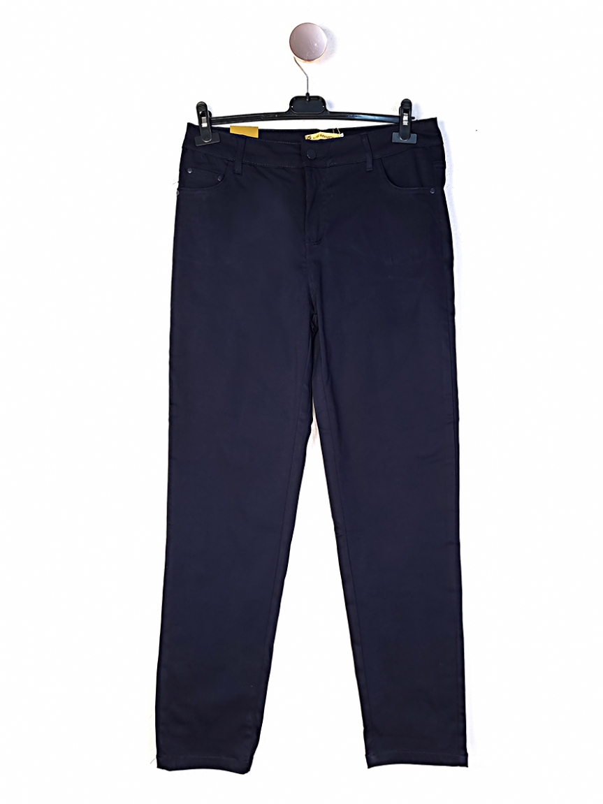 Πεντάτσεπο ελαστικό παντελόνι - Μπλε