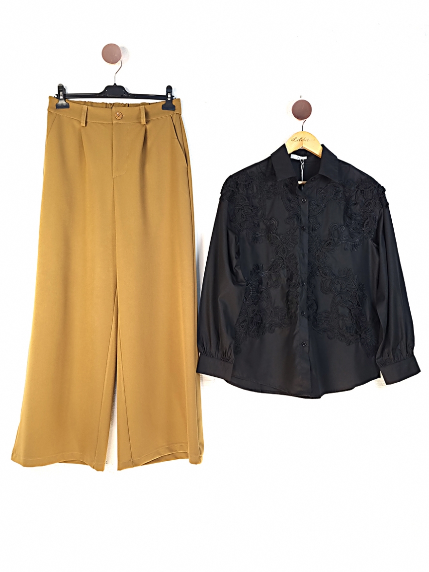 Προϊόν: Παντελόνι ίσια γραμμή - Ώχρα Παντελόνι ίσια γραμμή - Ώχρα