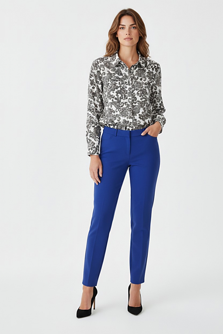 Προϊόν: Παντελόνι σε ίσια γραμμή - Μπλε ηλεκτρίκ Παντελόνι σε ίσια γραμμή - Μπλε ηλεκτρίκ