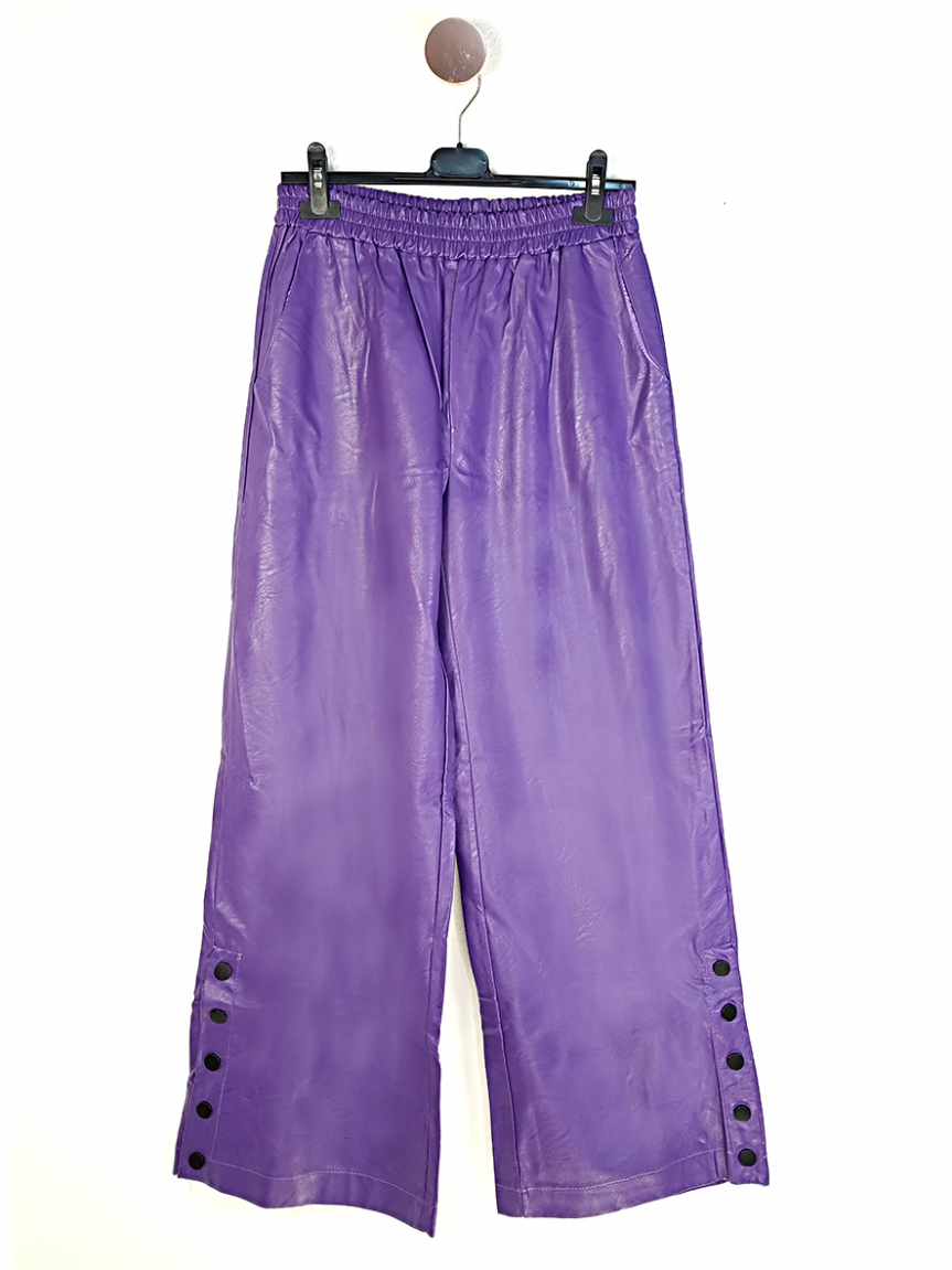 Προϊόν: Παντελόνα δερματίνη - Μωβ Παντελόνα δερματίνη - Μωβ