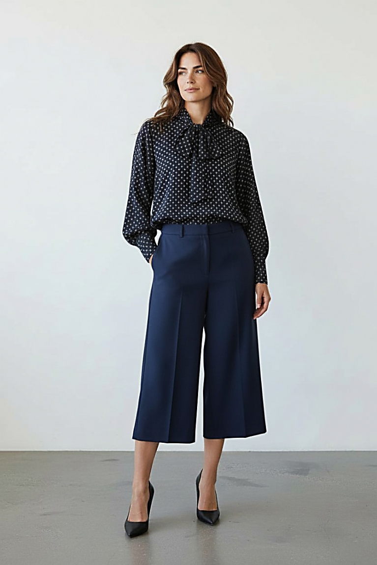 Προϊόν: Πουά πουκάμισο με φιόγκο - Μπλε Πουά πουκάμισο με φιόγκο - Μπλε