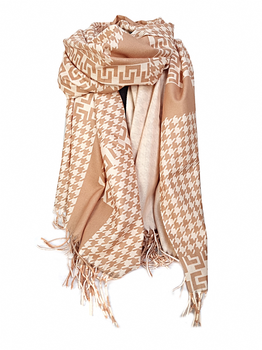 Πασμίνα - ΔΩΡΟ ΓΑΝΤΙΑ - Μπεζ