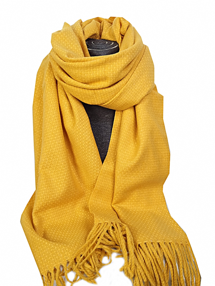 Πασμίνα - ΔΩΡΟ ΓΑΝΤΙΑ - Κίτρινο