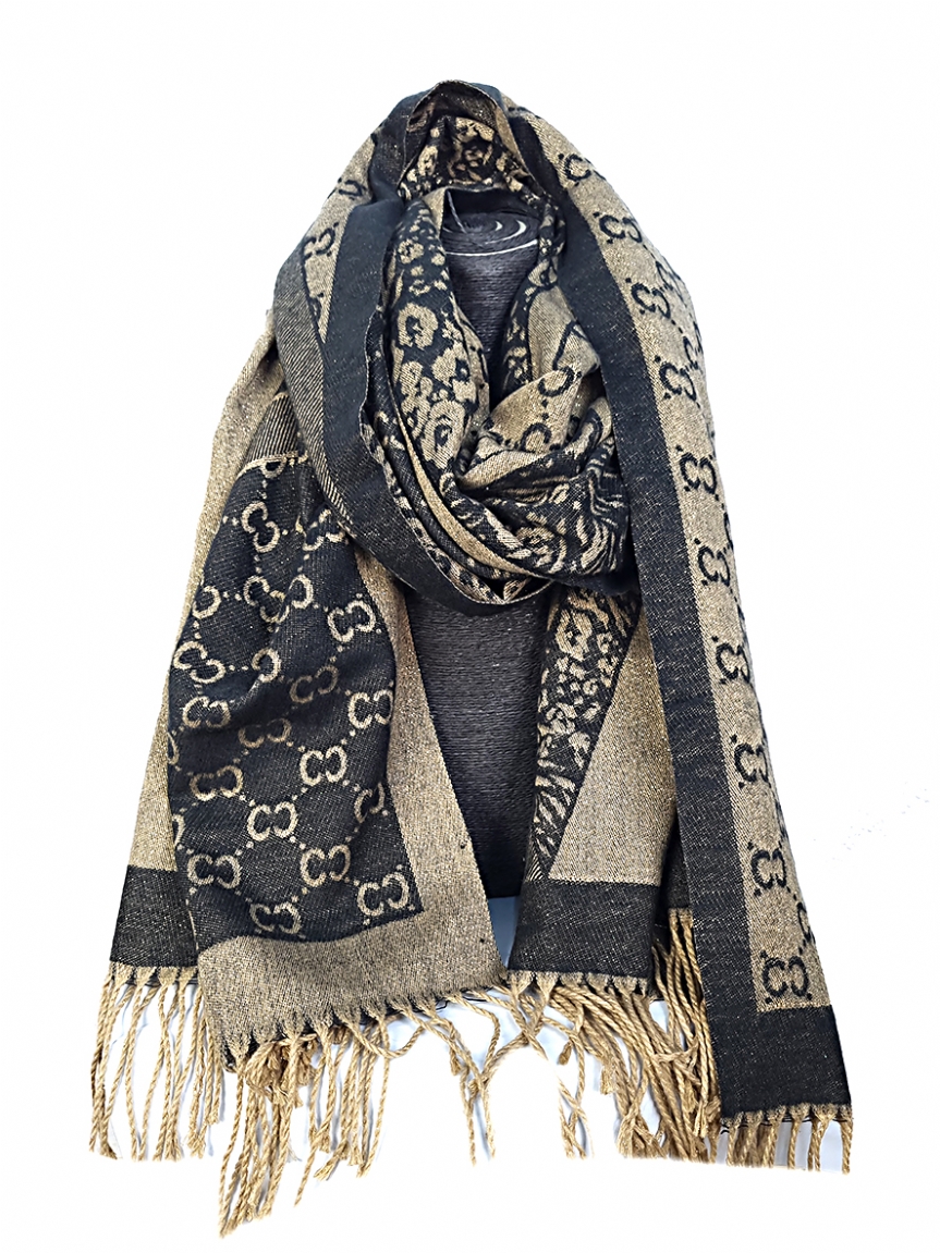 Πασμίνα - ΔΩΡΟ ΓΑΝΤΙΑ - Μαύρο