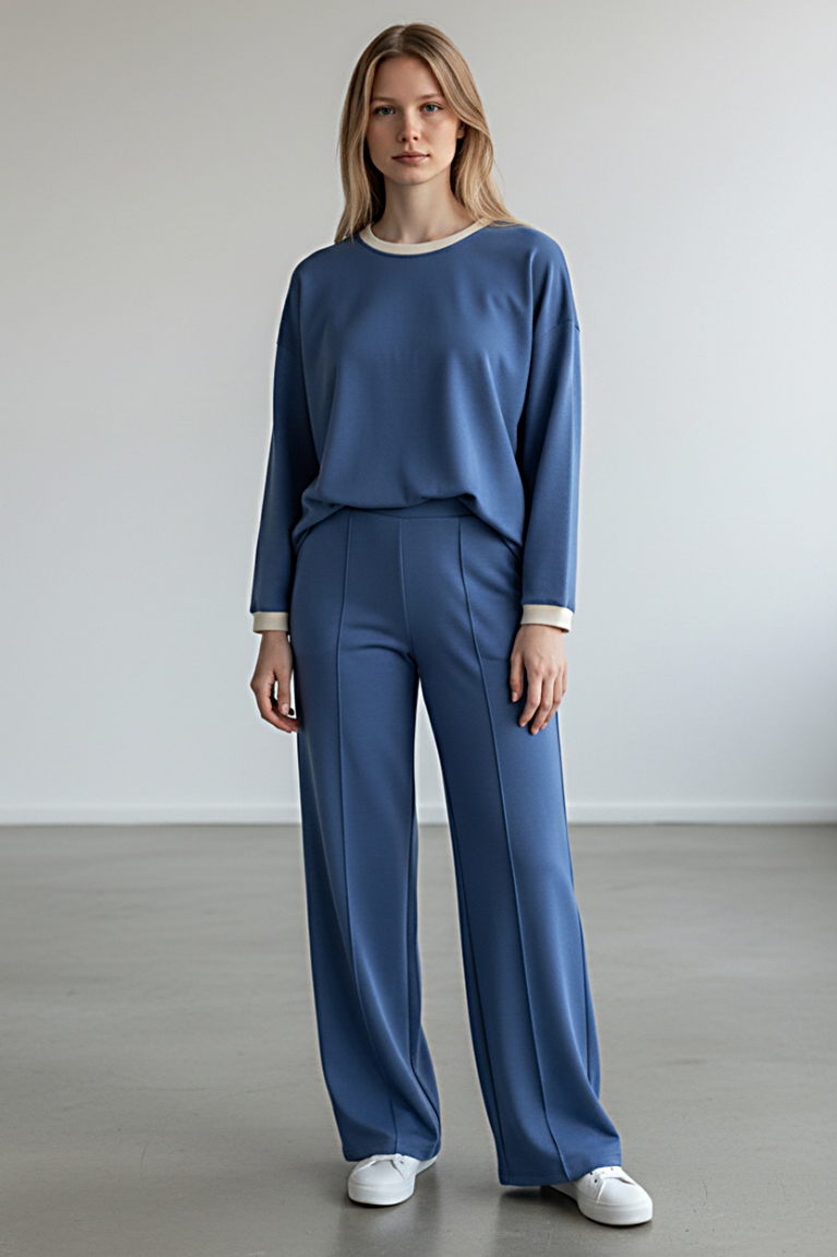 Σετ casual minimal - Μπλε