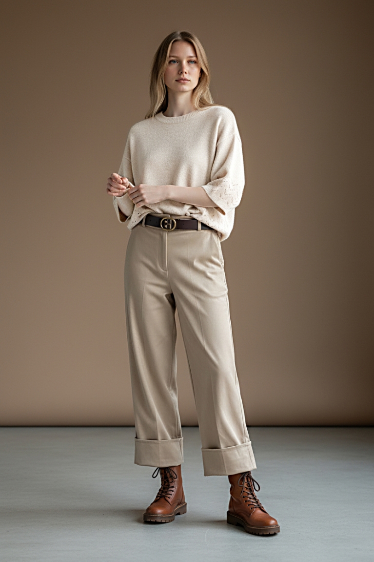 Elegant πλεκτό - Εκρού